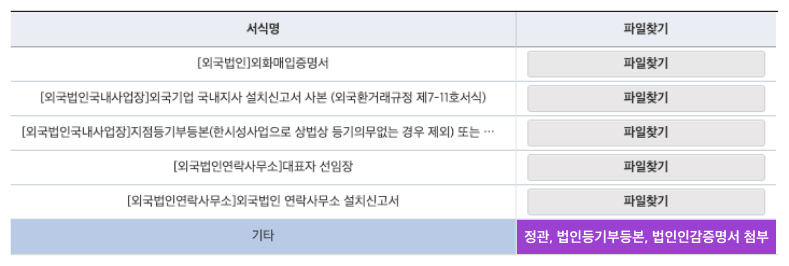 홈택스 서류 첨부 화면 2